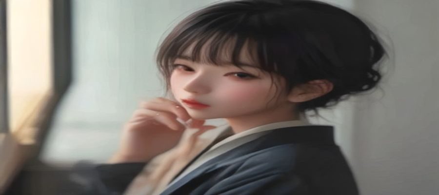 iPhone手持状态下草莓视频App播放界面特写，屏幕显示高清视频正在流畅串流，背景为简洁白色桌面，光线自然柔和